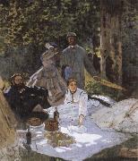 Le dejeuner sur i-herbe Claude Monet